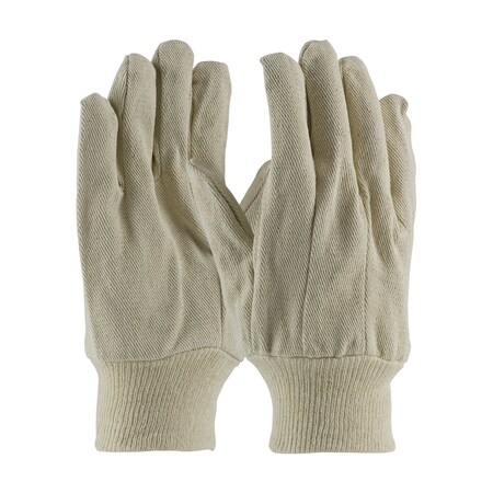 Pip Economy Grade Cotton/Polyester Canvas Single Palm Glove - Knit Wrist, 12PK 90-910I